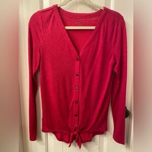 Women’s Cardigan in Fuchsia from Loft. Size XS (but fits like S).